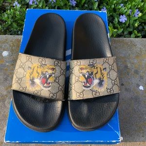 Gucci Tiger Slides